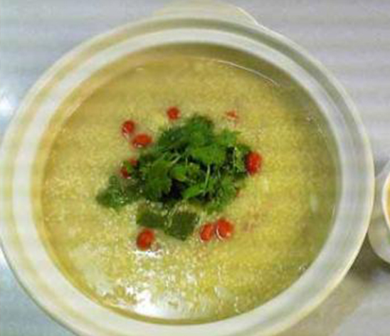 绿色小米粥