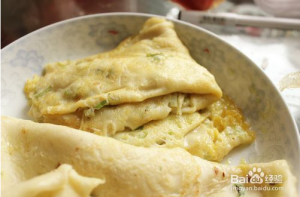 鸡蛋软面煎饼